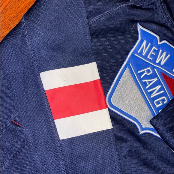 NY RANGERS HOODIE SZ L (14-16) Reebok face Off Collection - Picture 3 of 5